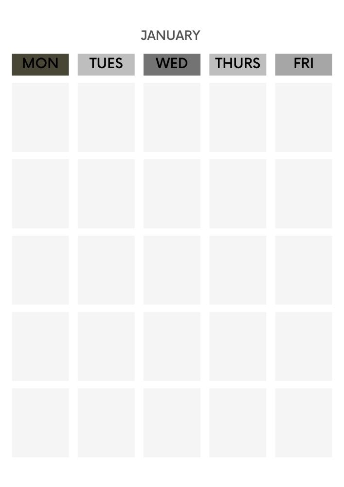 Custom calendar page for 2026 with milestone markers